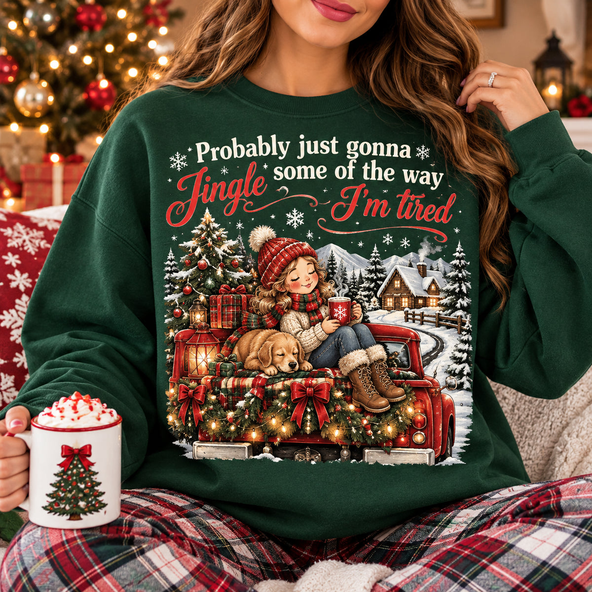 Probably Just Gonna Jingle Some Of The Way Sweatshirt, Funny Christmas Crewneck