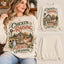 Chicken Raising And Jesus Praising Sweatshirt Christian Farm Life Crewneck Sand