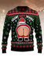 Santa_s Butt Silent But Deadly Ugly Christmas Sweater Funny Christmas Sweaters For Adults