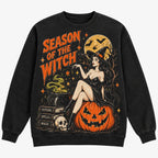 Season of the Witch Halloween Sweatshirt, Winter Sweater Outfit