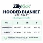Personalized A Book A Day Hooded Blanket, Bookish Aesthetic Cozy Reading Wearable Throw Blanket