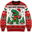 T-Rex Hates Christmas Sweatshirt, Funny Short Arms Dinosaur Ugly Xmas Sweater