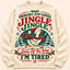 Funny Jingle Jingle Im Tired Christmas Sweatshirt, Vintage Christmas Goose Duck Ugly Sweater