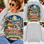 Winter Wonderland Snowy Pines Christmas Tree Farm Sweatshirt