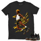 Air Ball Shirt To Match Air Foamposite Pro Black Camo Unisex Cotton Graphic Tee