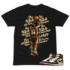 All Star Champion Shirt To Match Air Jordan 1 Love Letter Unisex Cotton Graphic Tee