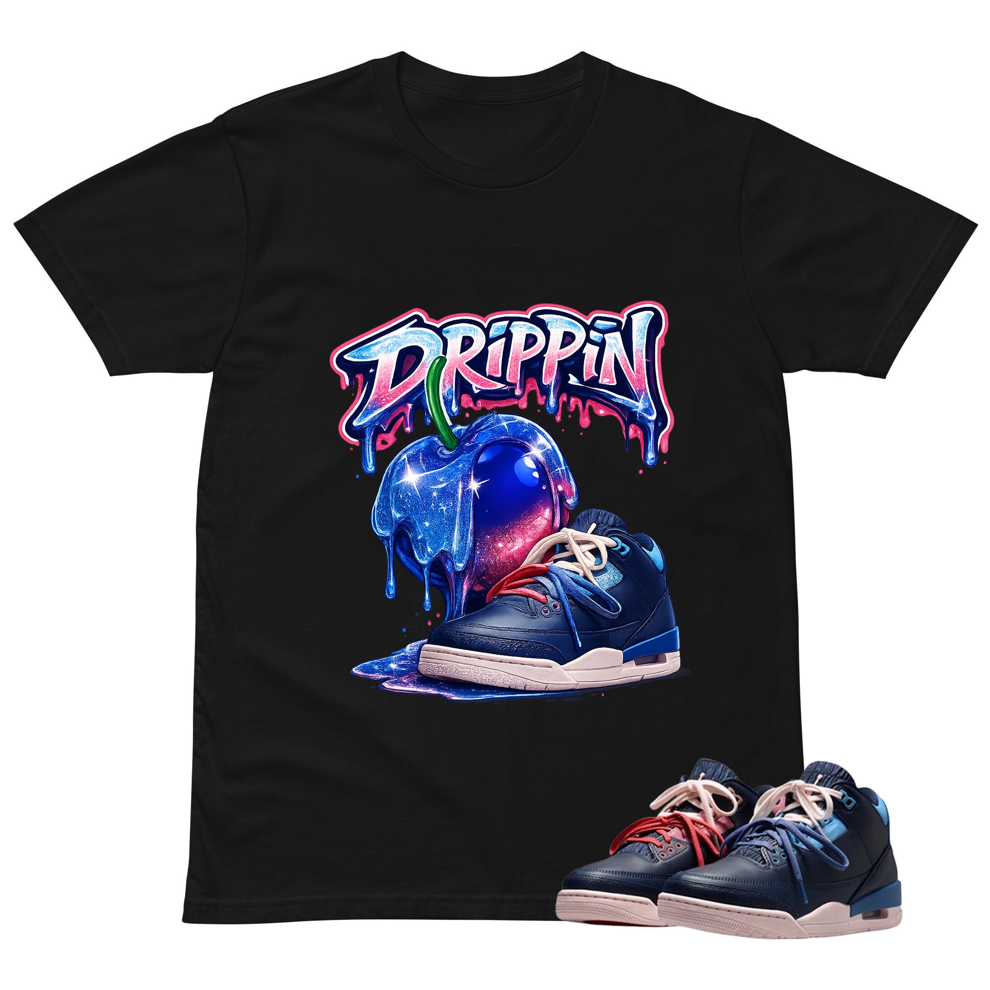 Apple Drippin Shirt To Match Air Jordan 3 Sports Renaissance Unisex Cotton Graphic Tee