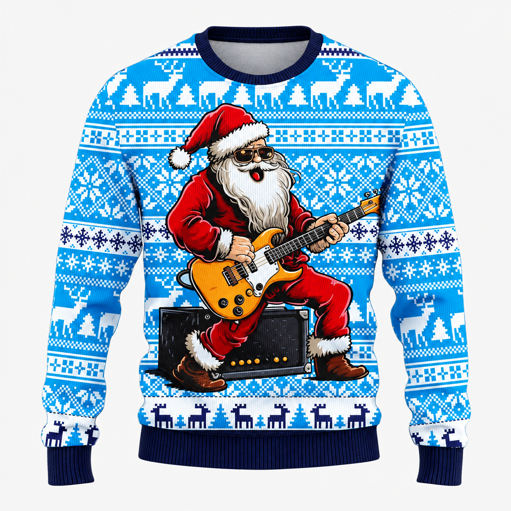 Bản nâng chất lượng của ảnh áo sweater Rock Santa