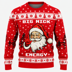 Bản nâng chất lượng của ảnh áo sweater Santa Claus Big Nick Energy
