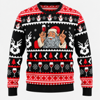 Bản nâng chất lượng của ảnh áo sweater Santa Claus Red Wine