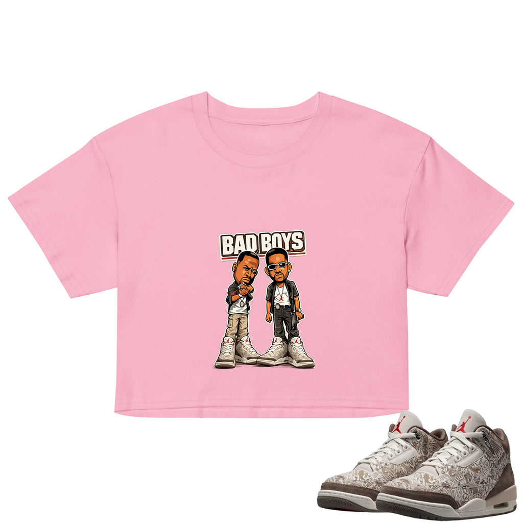 Bad Boys Crop Top to Match Air Jordan3 Laser Women's Crop ZillyKick
