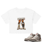 Bad Boys Crop Top to Match Air Jordan3 Laser Women's Crop ZillyKick