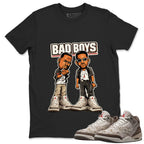 Bad Boys Shirt To Match Air Jordan 3 Retro Laser Palomino Unisex Cotton Graphic Tee