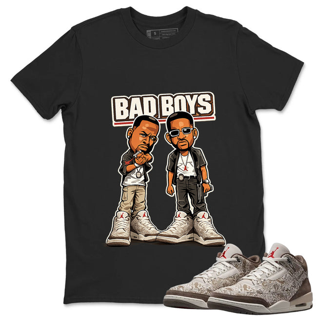 Bad Boys Shirt To Match Air Jordan 3 Retro Laser Palomino Unisex Cotton Graphic Tee Hover Image
