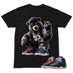 Bear King Shirt To Match Air Jordan 3 Sports Renaissance Unisex Cotton Graphic Tee