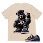 Bear King Shirt To Match Air Jordan 3 Sports Renaissance Unisex Cotton Graphic Tee