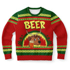 Beer Deer Christmas Sweatshirt A Christmas Sweater Gifts For Men - Zillykick
