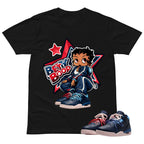 Betty Boop Star Shirt To Match Air Jordan 3 Sports Renaissance Unisex Cotton Graphic Tee