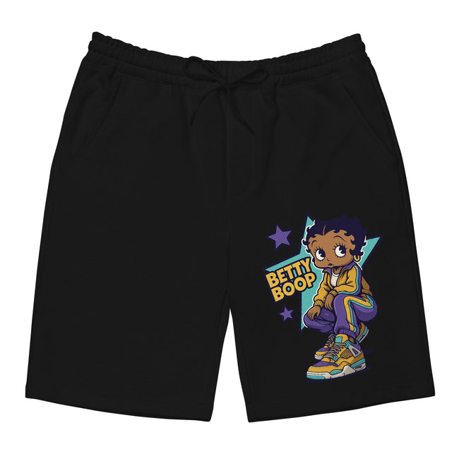 Betty Boop Star Mens Fleece Shorts, Union LA x Air Jordan 4 Retro 'Desert Moss Men Shorts Hover Image