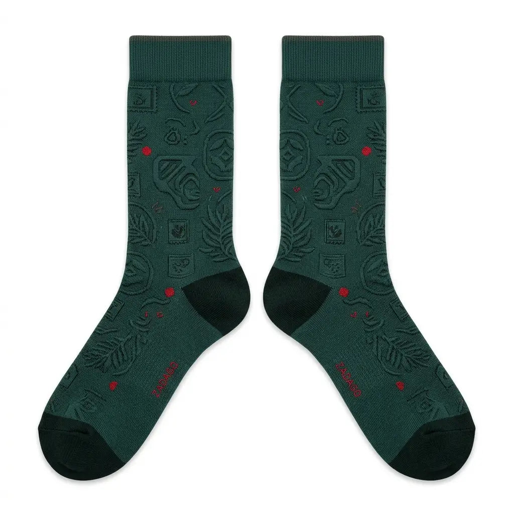 Bin 23 Sneaker Match Socks – Air Jordan 8 Retro Inspired Mid-Cut Crew Socks