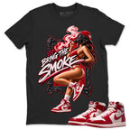 Bring The Smoke Shirt To Match Women's Air Jordan 1 Nails and Grails Unisex Cotton Graphic Tee