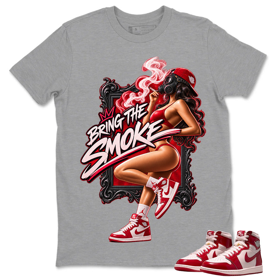 Bring The Smoke Shirt To Match Women's Air Jordan 1 Nails and Grails Unisex Cotton Graphic Tee