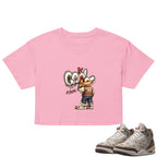Cool Boy Crop Top to Match Air Jordan3 Laser Women's Crop ZillyKick