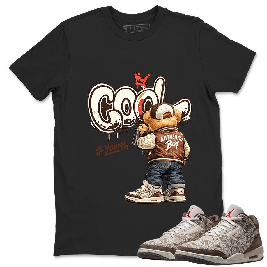 Cool Boy Shirt To Match Air Jordan 3 Retro Laser Palomino Unisex Cotton Graphic Tee