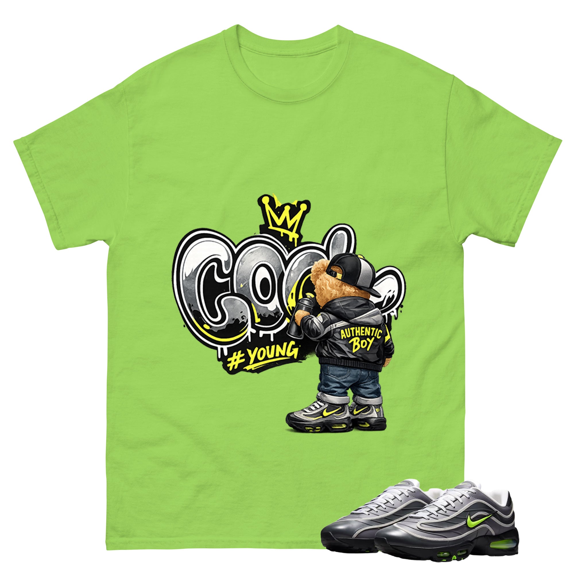 Cool Graffity Boy Shirt To Match Air Max Joga Bonito Unisex Cotton Graphic Tee