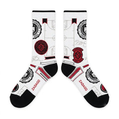 Countdown Pack 2008 Sneaker Match Socks – Air Jordan 8 Retro Inspired Mid-Cut Crew Socks