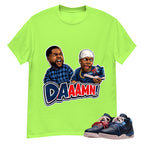 Daaamn Meme Shirt To Match Air Jordan 3 Sports Renaissance Unisex Cotton Graphic Tee