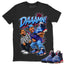 Daaamn Meme Shirt To Match Air Jordan 6 x Awake NY Midnight Navy Unisex Cotton Graphic Tee