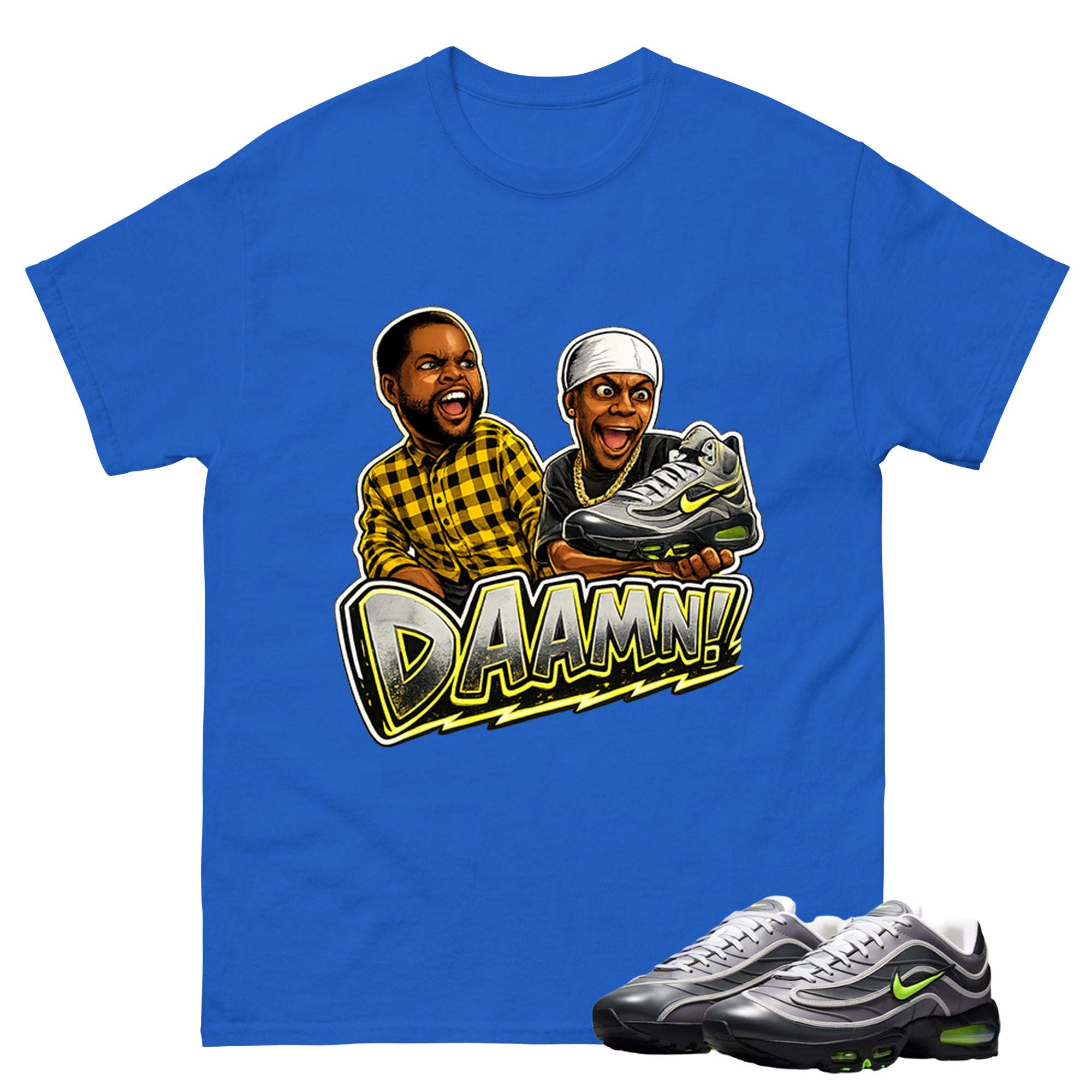 Daaamn Sneaker Meme Shirt To Match Air Max Joga Bonito Unisex Cotton Graphic Tee