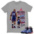 Dad & Son Built Together Shirt To Match Air Jordan 6 x Awake NY Midnight Navy Unisex Cotton Graphic Tee