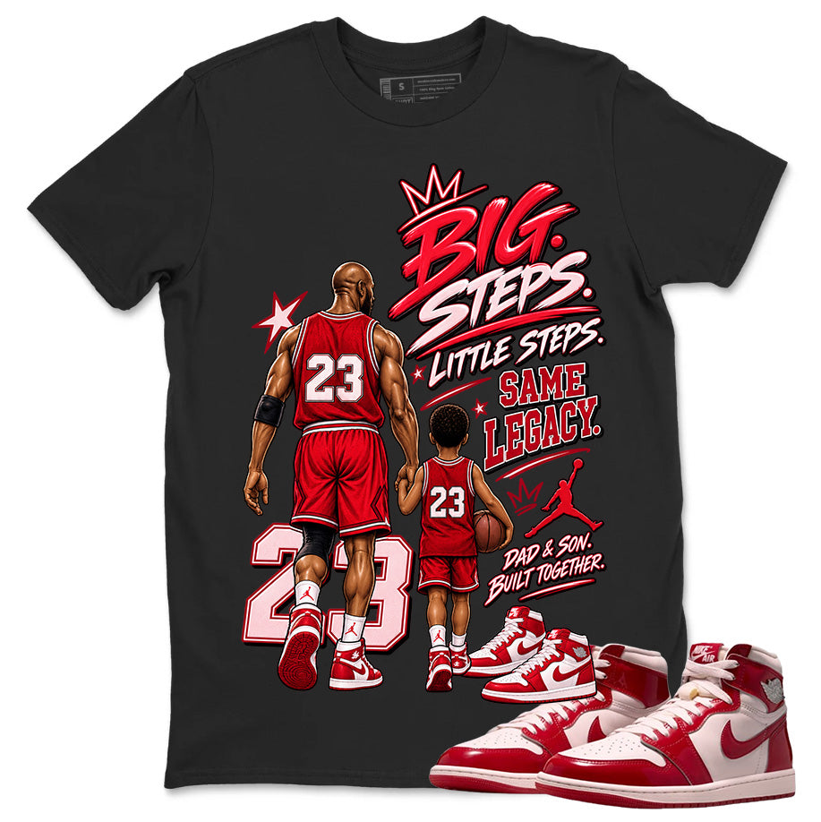 Dad & Son Built Together Shirt To Match Women's Air Jordan 1 Nails and Grails Unisex Cotton Graphic Tee