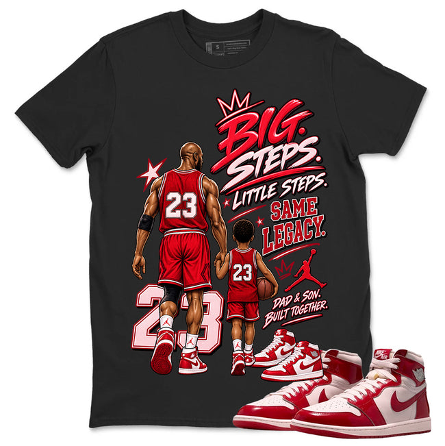 Dad & Son Built Together Shirt To Match Women's Air Jordan 1 Nails and Grails Unisex Cotton Graphic Tee Main Image