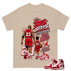Dad & Son Built Together Shirt To Match Women's Air Jordan 1 Nails and Grails Unisex Cotton Graphic Tee