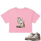 Did You Get Em Crop to Match Air Jordan3 Laser Women's Crop Top ZillyKick