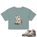 Did You Get Em Crop to Match Air Jordan3 Laser Women's Crop Top ZillyKick