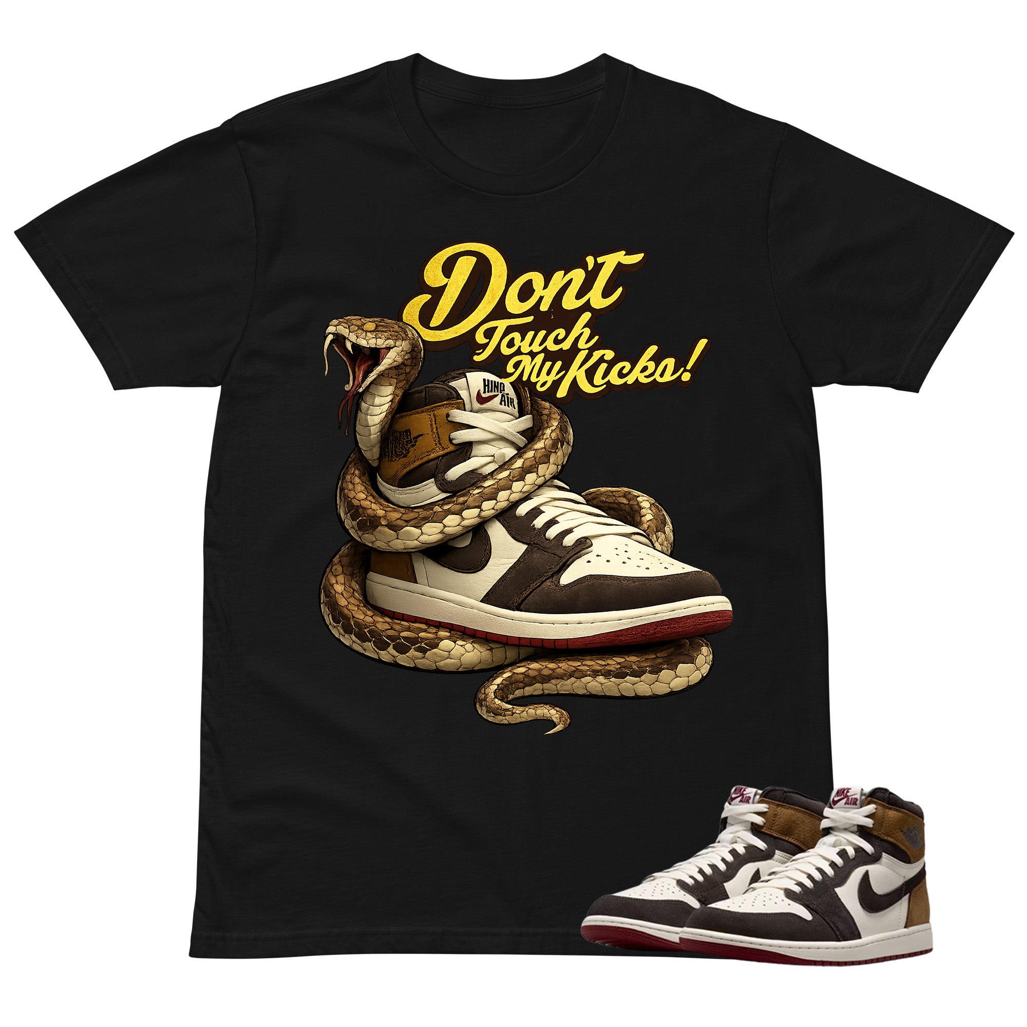 Don't Touch My Kicks Shirt To Match Air Jordan 1 Love Letter Unisex Cotton Graphic Tee