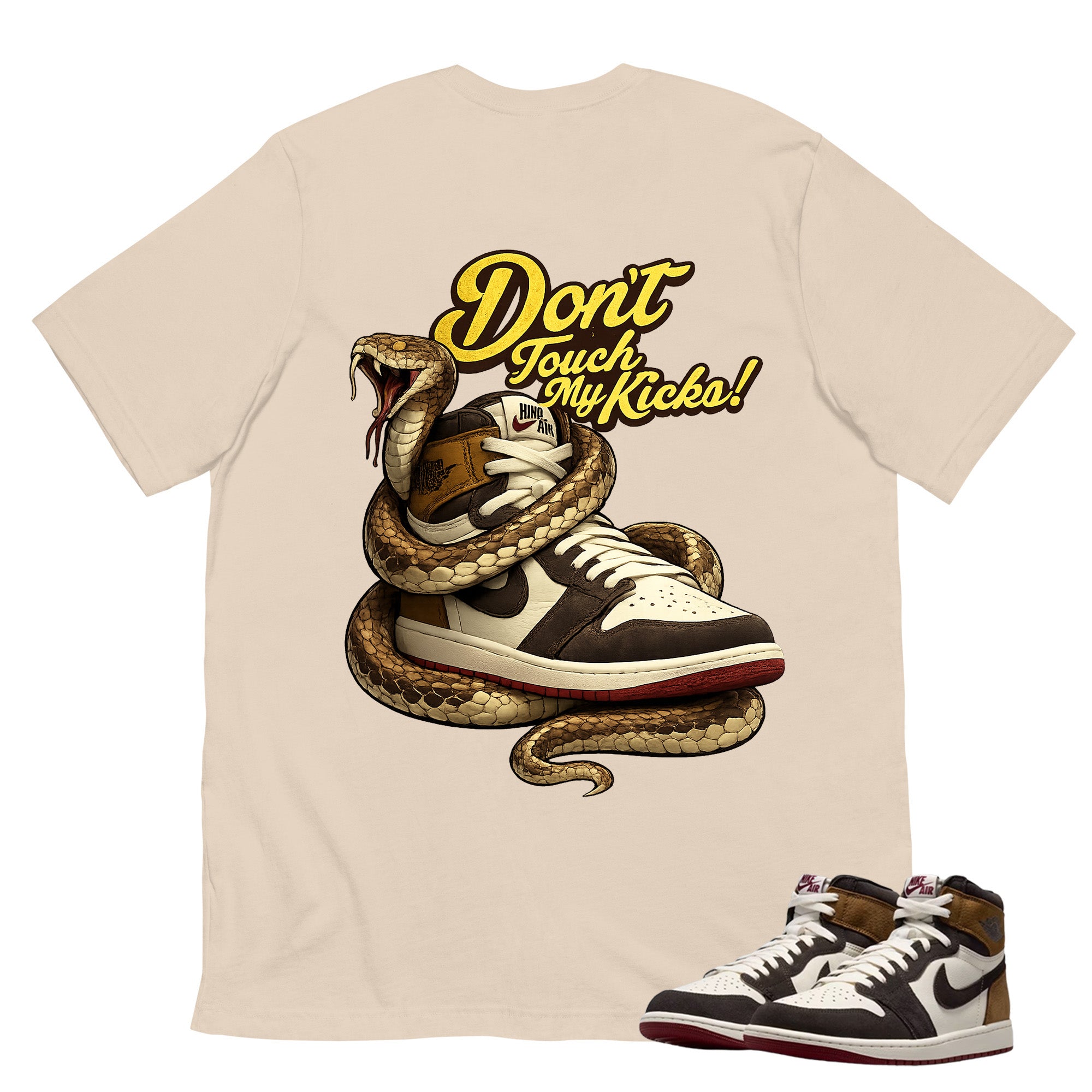 Don't Touch My Kicks Shirt To Match Air Jordan 1 Love Letter Unisex Cotton Graphic Tee