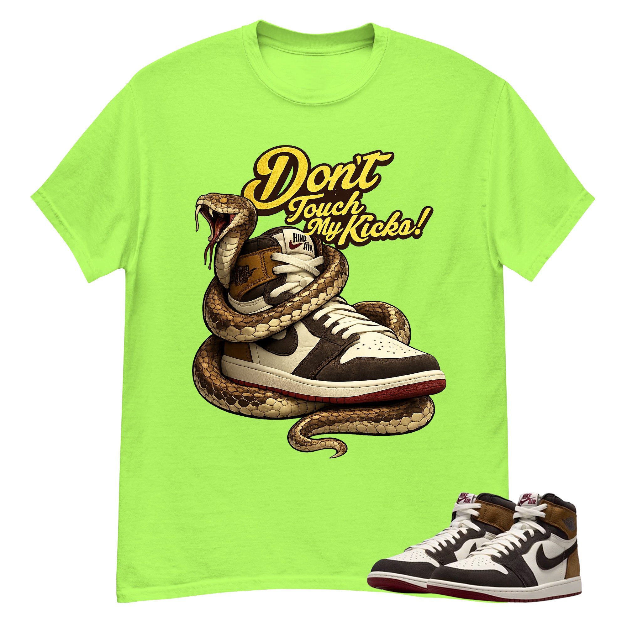 Don't Touch My Kicks Shirt To Match Air Jordan 1 Love Letter Unisex Cotton Graphic Tee