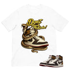 Don't Touch My Kicks Shirt To Match Air Jordan 1 Love Letter Unisex Cotton Graphic Tee