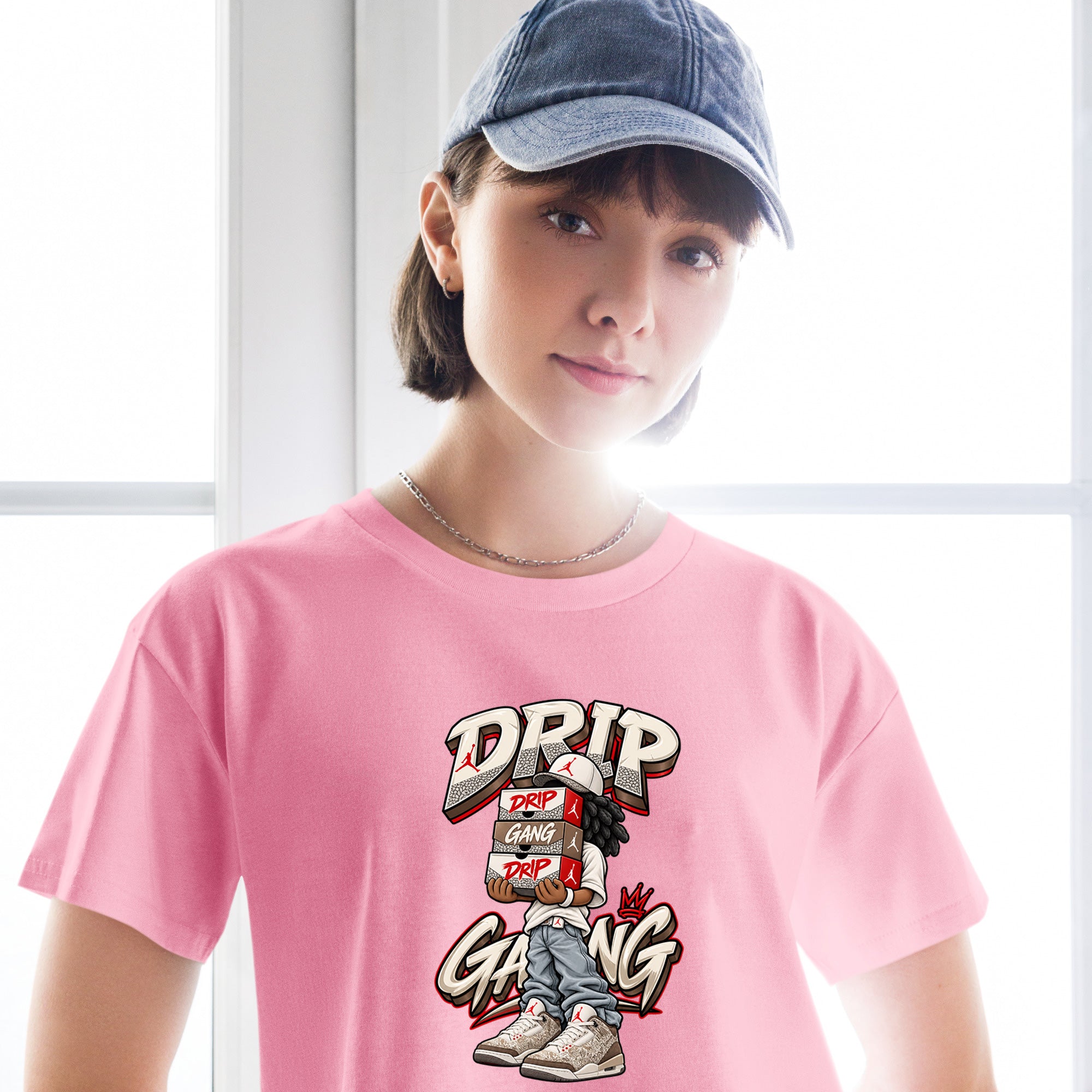 Drip Gang Crop Top to Match Air Jordan3 Laser Women's Crop ZillyKick