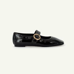 Mariana: Flat Mary Jane - Black