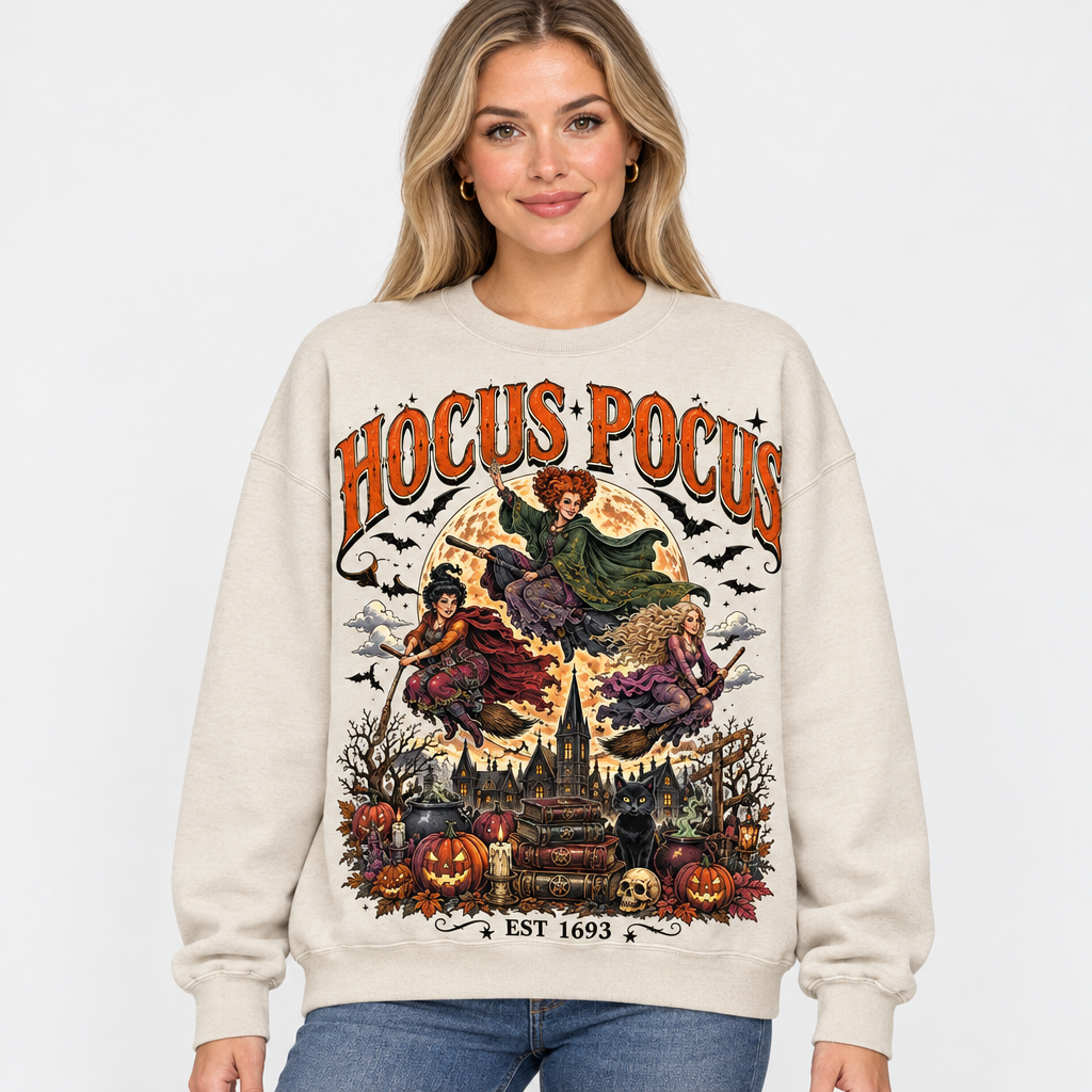 Female model sweatshirt mockup