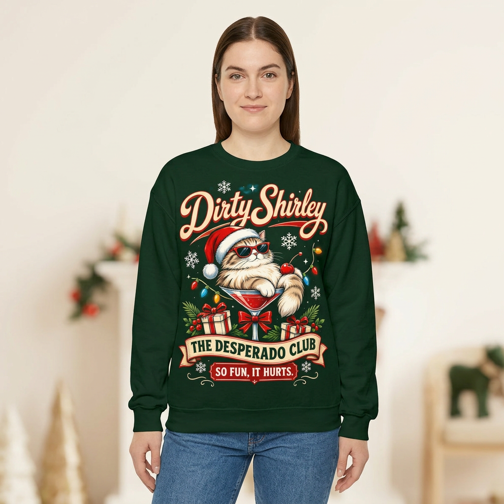 Female model sweatshirt mockup