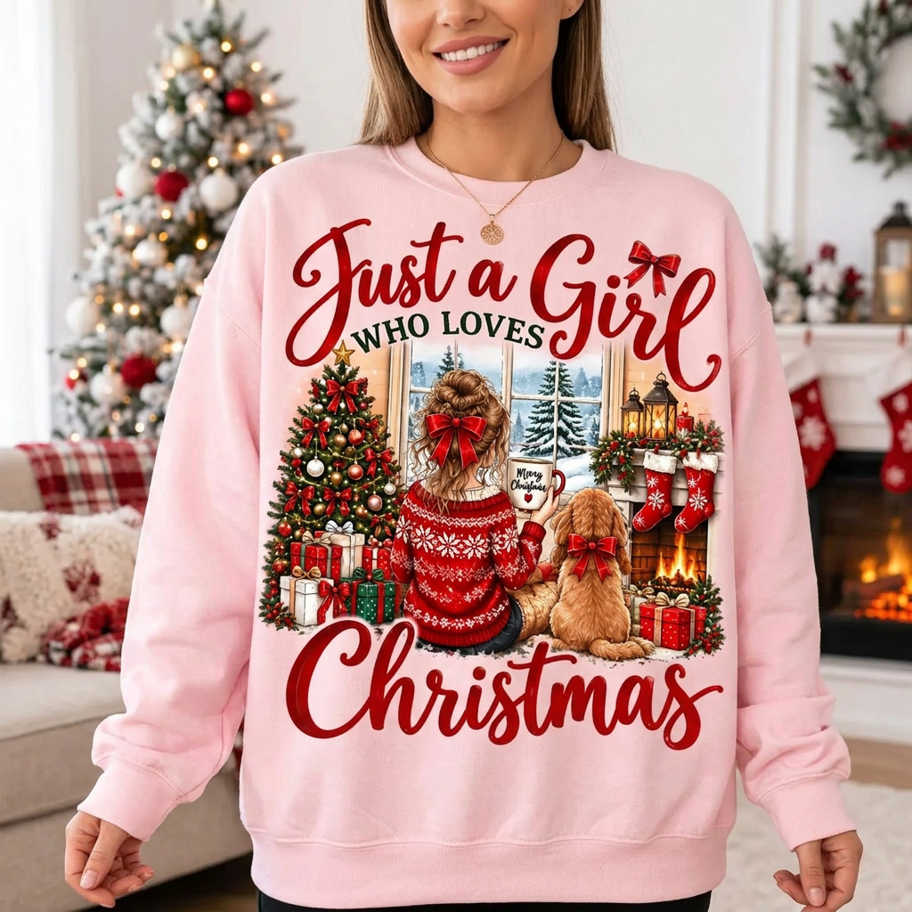 Female model sweatshirt mockup
