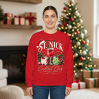 Female US-market St. Nick sweatshirt mockup