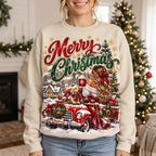 Female US-market sweatshirt mockup